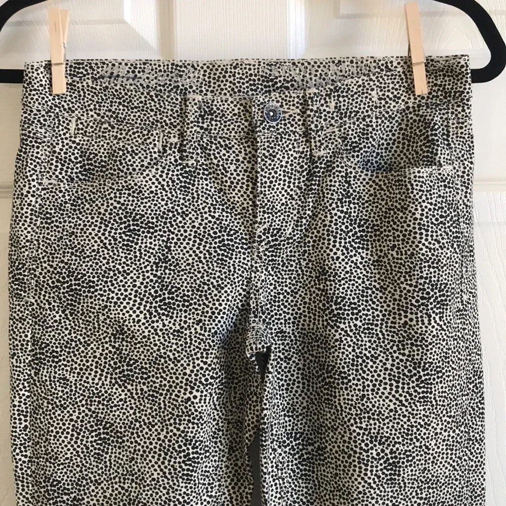 MADEWELL Safari Dot‎ Skinny Ankle Jeans / 25
